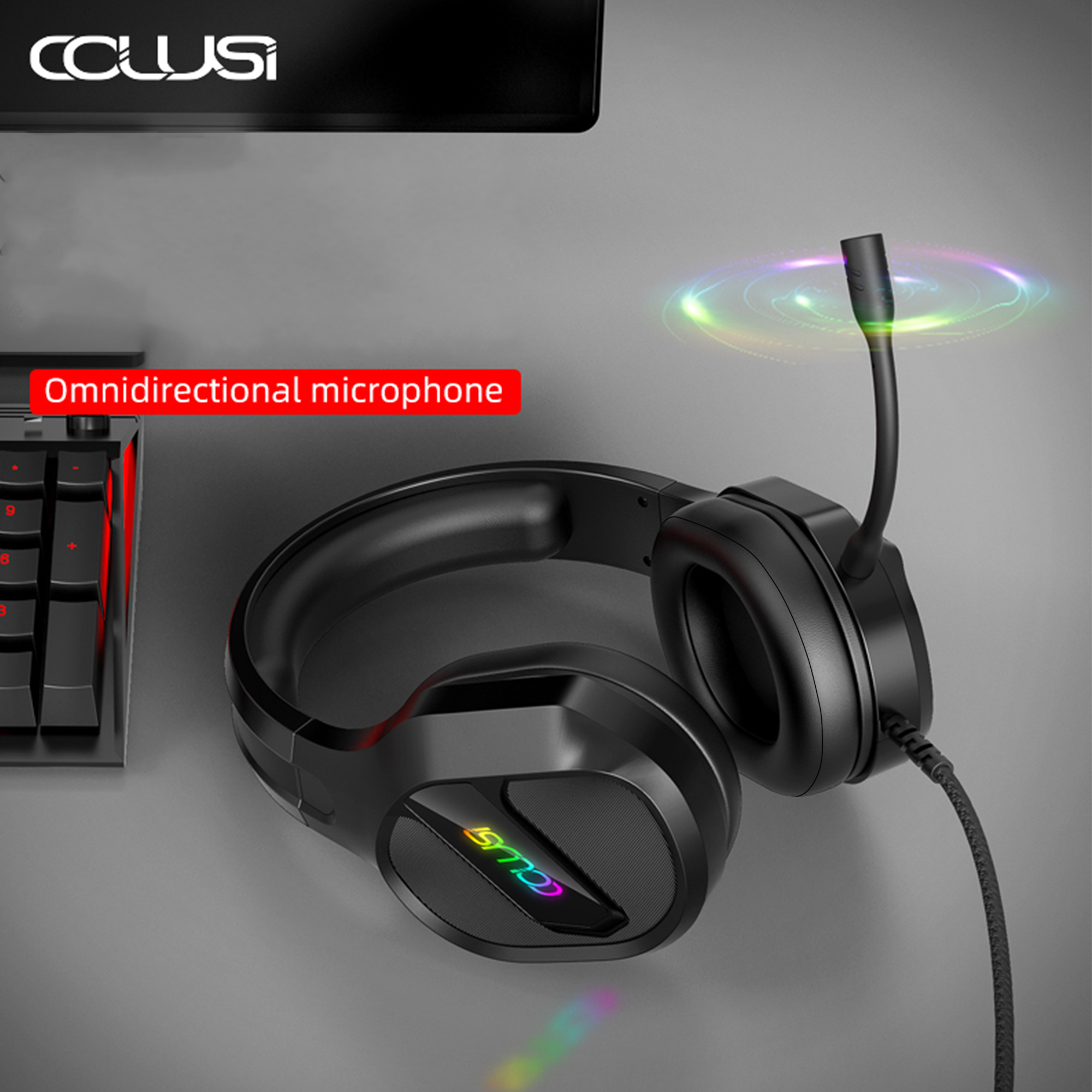 CLS400 Black Wired Gaming Headset | Instant Mute, Noise-Canceling Mic, 3.5mm Universal