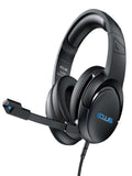 CLS600 Black Wired Gaming Headset | 50mm Drivers, RGB Green LED, Noise-Canceling Mic