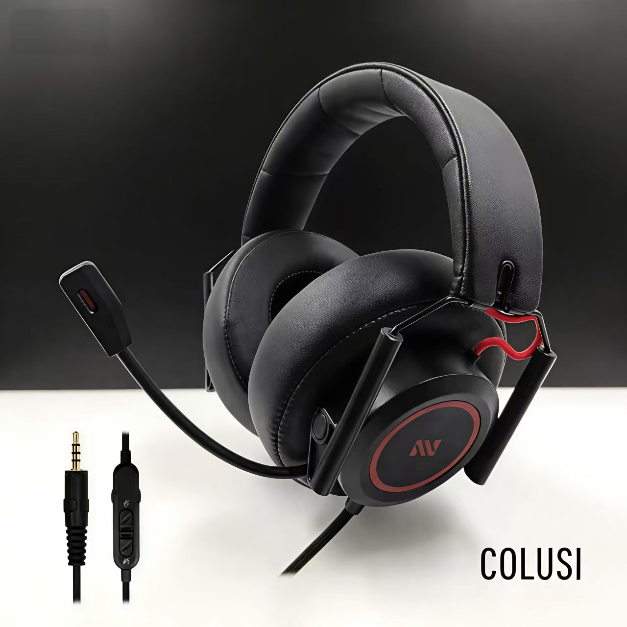 M21 Wired Gaming Headset – Noise-Canceling Mic, Stereo Surround Sound, PS5/PS4/Xbox/PC