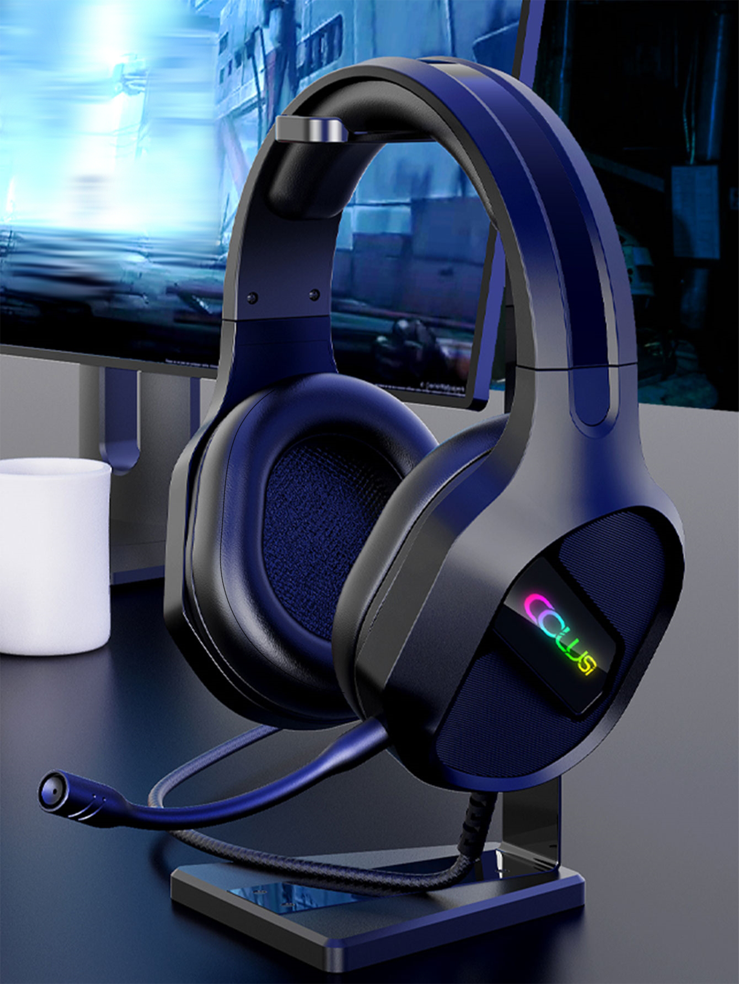 CLS400 Black Wired Gaming Headset | Instant Mute, Noise-Canceling Mic, 3.5mm Universal