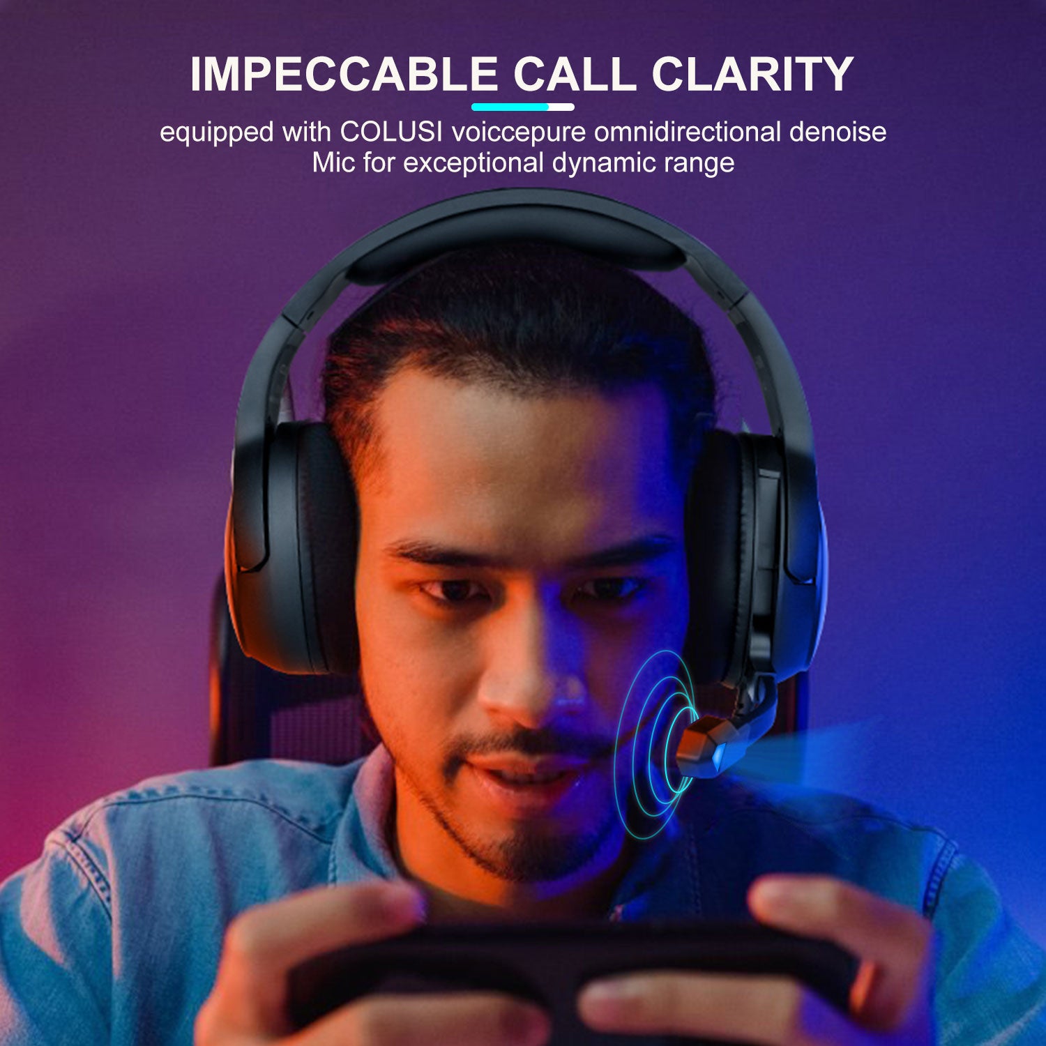 CLS600 Black Wired Gaming Headset | 50mm Drivers, RGB Green LED, Noise-Canceling Mic