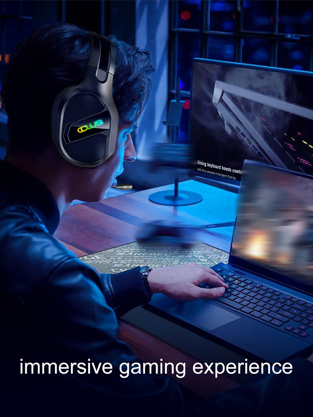 CLS400 Black Wired Gaming Headset | Instant Mute, Noise-Canceling Mic, 3.5mm Universal