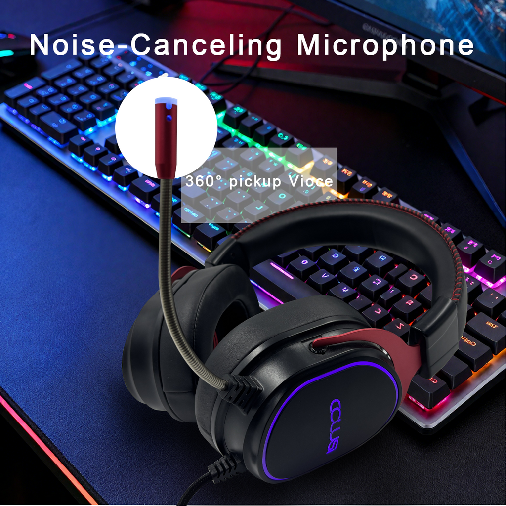 CLS900 Pro Gaming Headset | 7.1 Surround Sound, 50mm Drivers, Noise-Canceling Mic