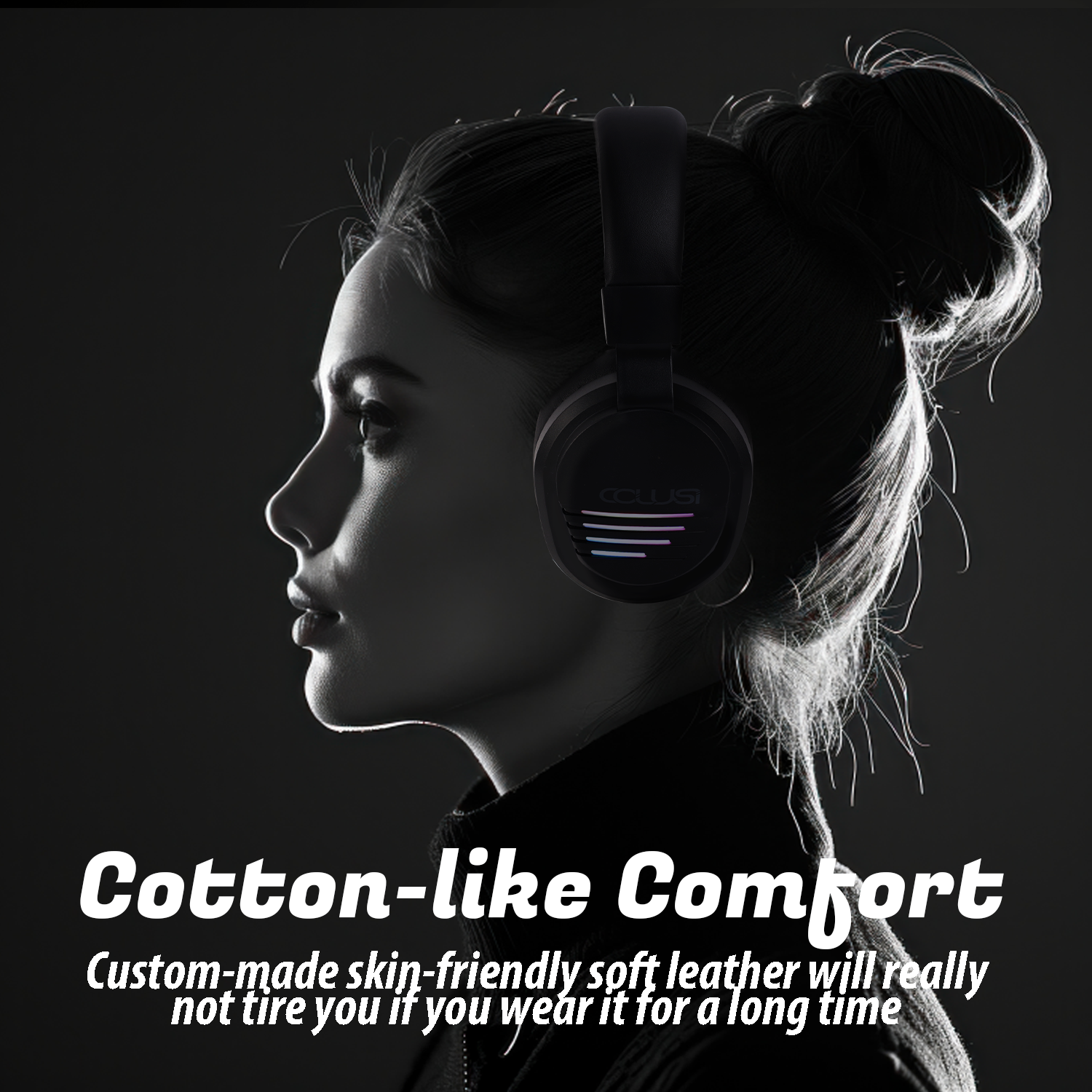 X09 Wireless Gaming Headset – 2.4GHz Low Latency, Bluetooth 6.0, 48H Battery, Universal