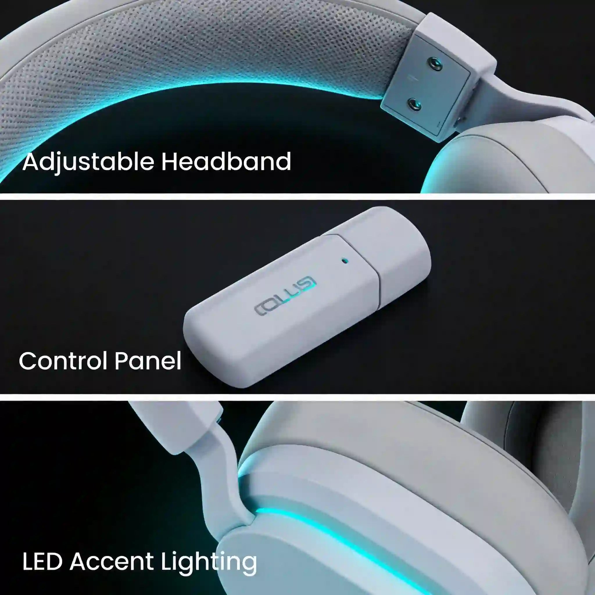 X09 Grey Wireless Gaming Headset – Bluetooth 5.4, 50mm Drivers, 48H Battery, PS5/Xbox/PC