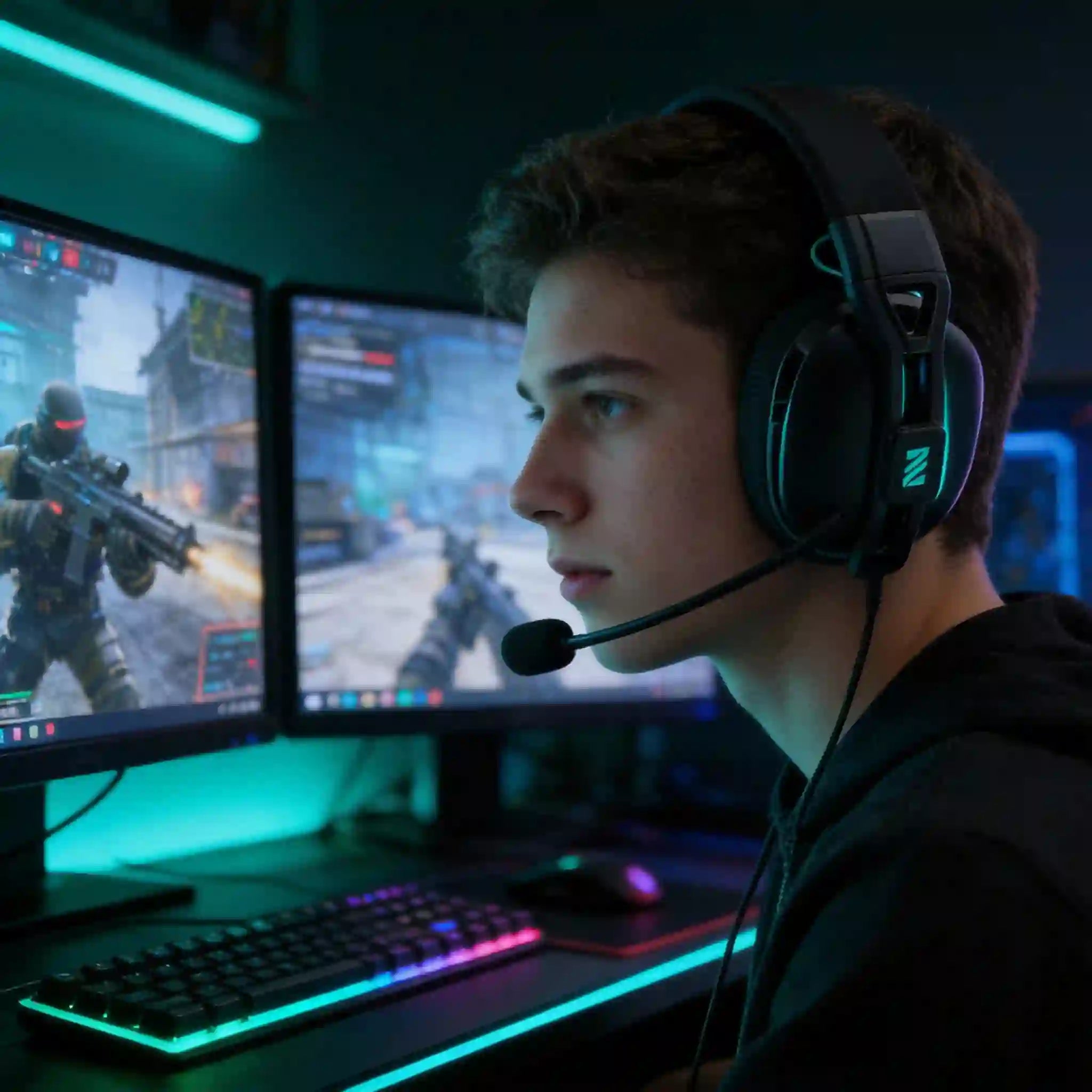 M600 Foldable Wireless Gaming Headset – Bluetooth 5.4, 50mm Drivers, Noise-Canceling Mic